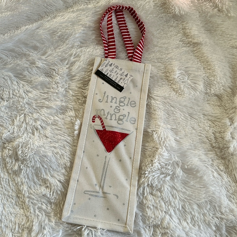 Christmas Wine Bag